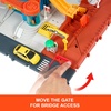 image:imageMatchbox Toy Vehicles amp Playset Transportation Center with 5 Levels Kidamp CarActivated Features Includes 164 Scale Taxi Boat amp Helicopter amp Food Vendor AccessoryTransport Center