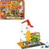 image:imageMatchbox Toy Cars amp Playset Action Drivers Epic Construction Yard 20in Tall Working Crane amp 164 Scale Back Hoe amp AccessoriesPlayset