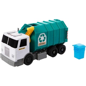 image:imageMatchbox 15inch Recycling Truck Lights amp Sounds Toy Cards for Kids Made from 80 ISCCCertified PlasticRecycling Truck  with BioCircular Plastic